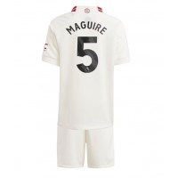 Manchester United Harry Maguire #5 Rezervni Dres za djecu 2023-24 Kratak Rukav (+ Kratke hlače)